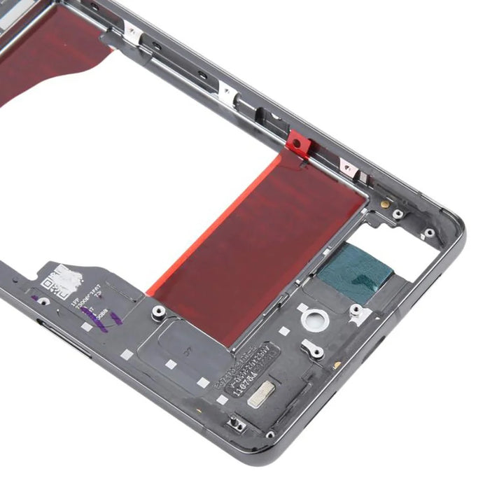 For Google Pixel 7 Pro 5G OEM Middle Plate Frame Replacement (Without Logo) - Black - 4