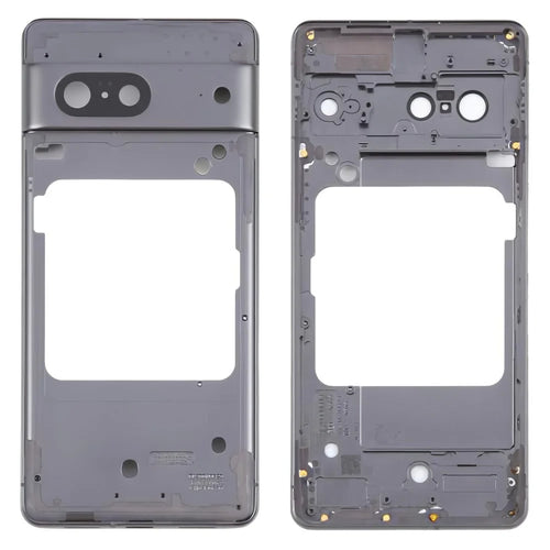 For Google Pixel 7 5G OEM Middle Plate Frame Replacement (Without Logo) - Black - 1