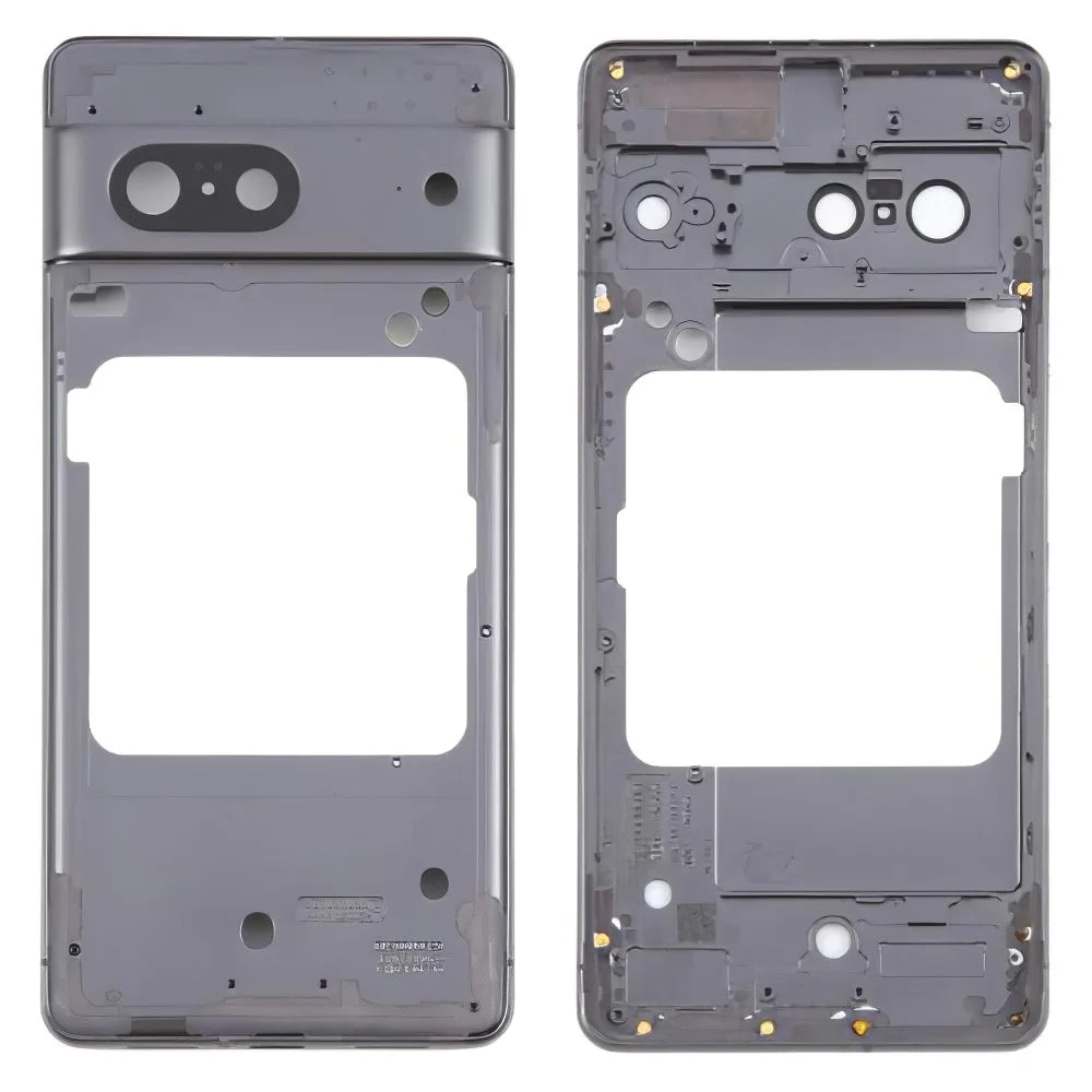 For Google Pixel 7 5G OEM Middle Plate Frame Replacement (Without Logo) - Black - 1