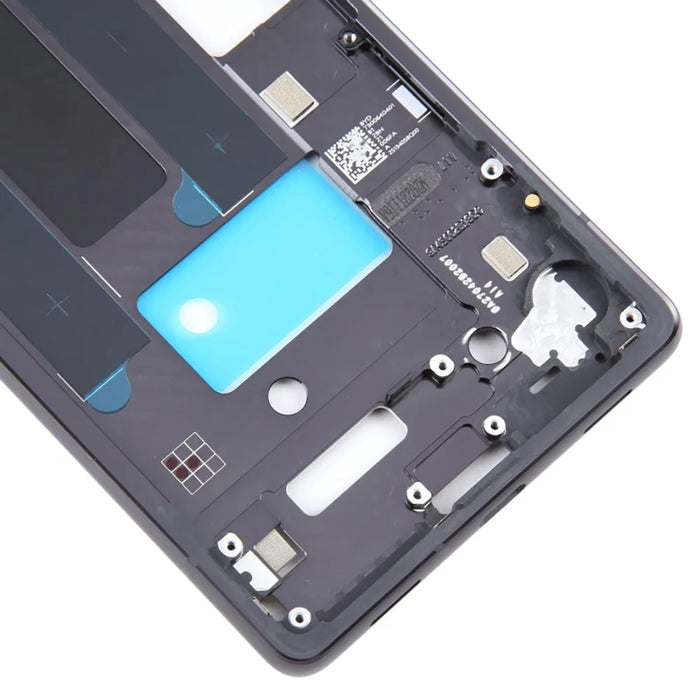 For Google Pixel 7a OEM Middle Plate Frame Replacement (Without Logo) - Black - 4