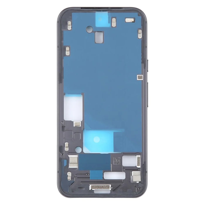 For Google Pixel 8a OEM Middle Plate Frame Replacement (Without Logo) - Black - 3