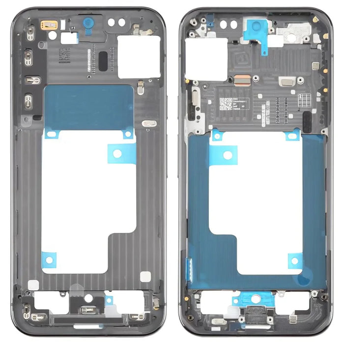 For Google Pixel 9 Pro XL OEM Middle Plate Frame Replacement (Without Logo) - Black - 1