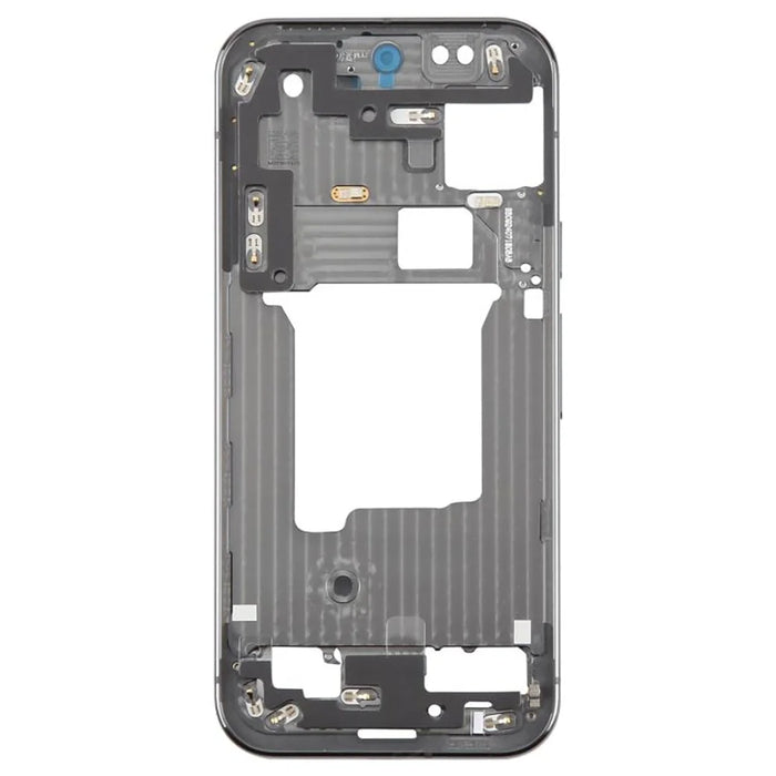For Google Pixel 9 Pro OEM Middle Plate Frame Replacement (Without Logo) - Black - 2