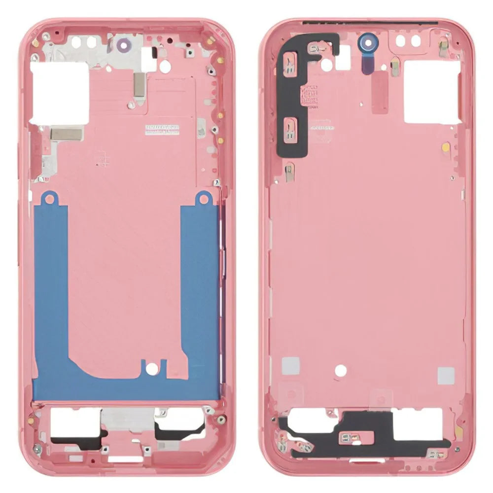 For Google Pixel 9 OEM Middle Plate Frame Replacement (Without Logo) - Pink - 1