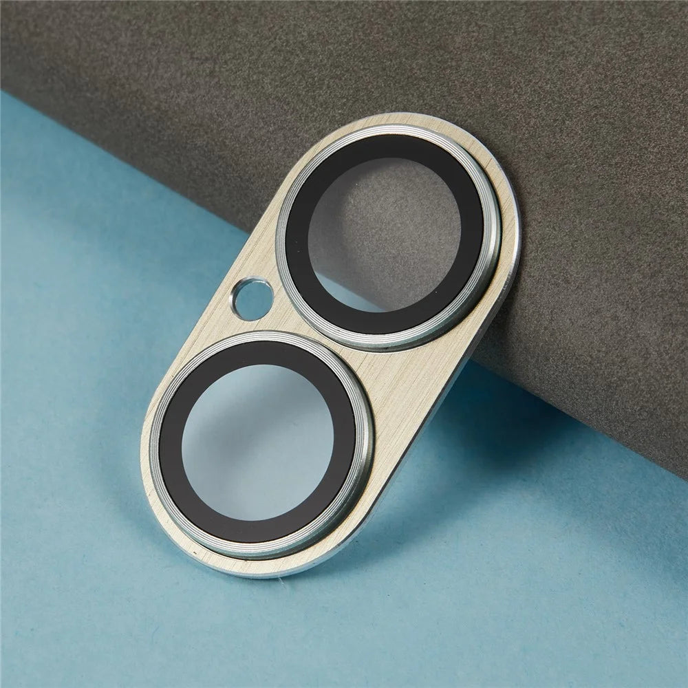 For iPhone 17 Camera Lens Protector Brushed Integrated Metal Tempered Glass Lens Film - Green - 4