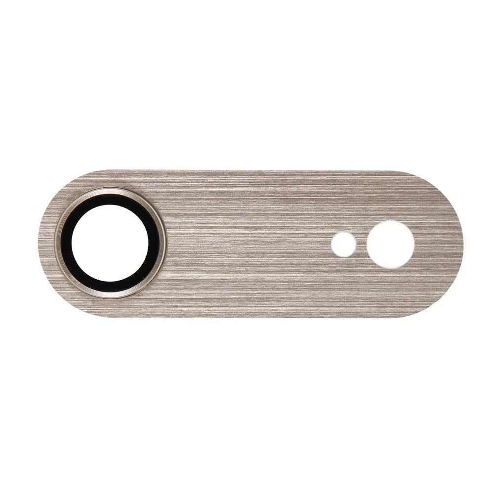 For iPhone Air Camera Lens Protector Brushed Integrated Metal Tempered Glass Lens Film - White - 2