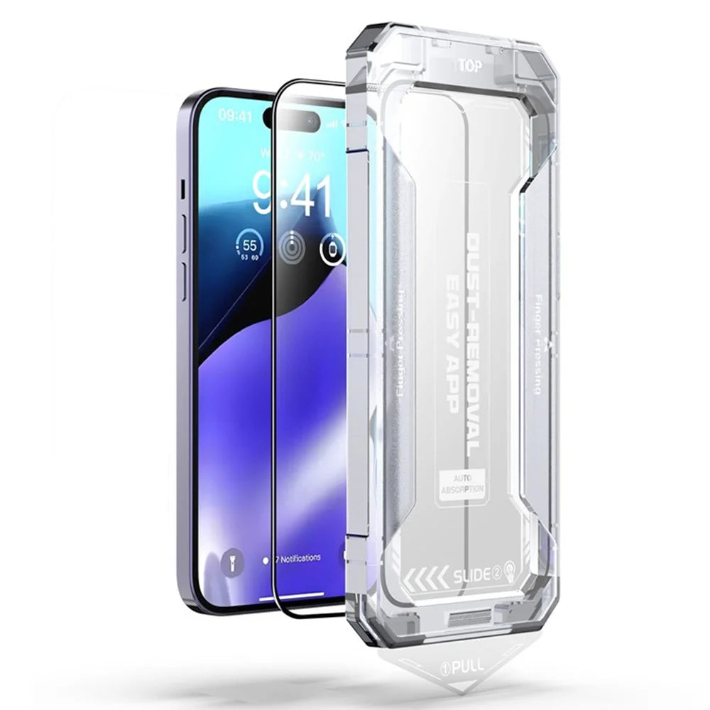 Bulk Purchasing For iPhone 17 Pro Screen Protector Silk Printing Tempered Glass Film Dust-Free Protector - 1