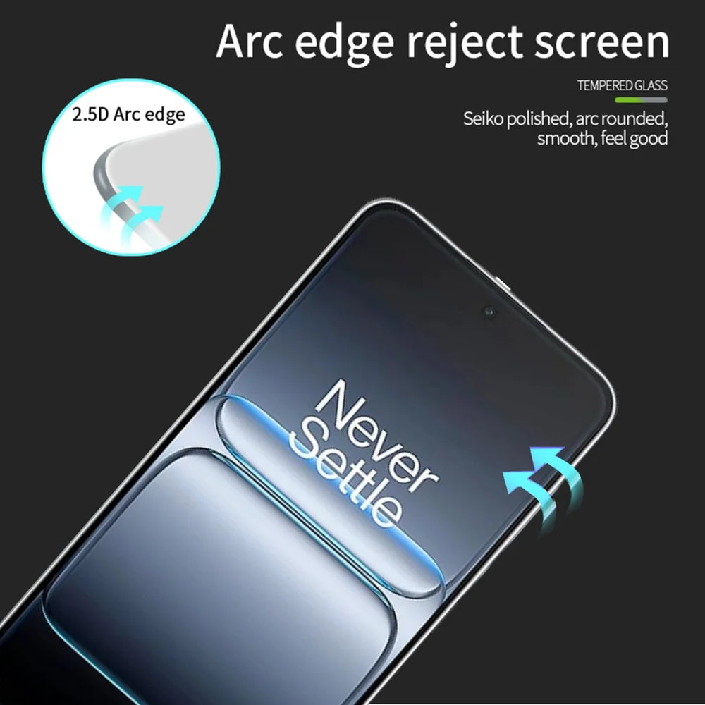 PINWUYO For OnePlus Nord 5 5G Tempered Glass Film  JK Series-2 9H Full Screen Protector - Black - 2