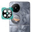 IMAK For Huawei Pocket 2 Tempered Glass Camera Lens Protector with Self Positioning Frame (Black Version) - 2