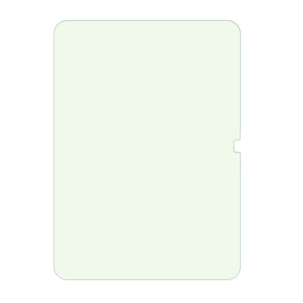 For iPad (2025) / 10.9 (2022) Green Light Eye Protection Film 0.25mm Arc Edge 9H Hardness Full Screen Tempered Glass Screen Protector - 2