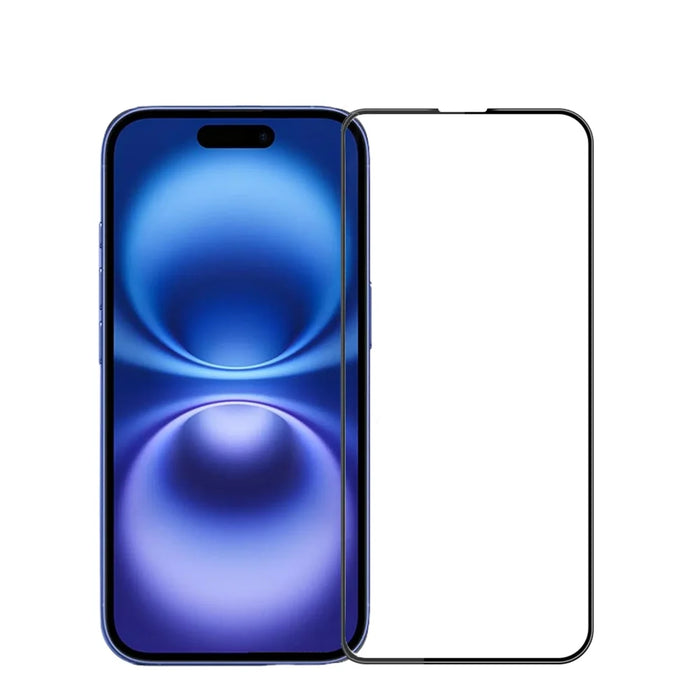 PINWUYO For iPhone 17 Tempered Glass Film  Explosion-proof 9H 3D Full Screen Protector - Black - 1