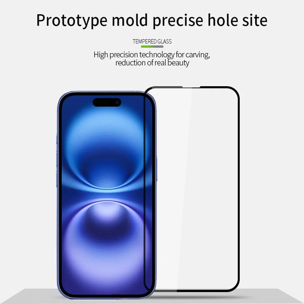 PINWUYO For iPhone 17 Tempered Glass Film  JK Series-2 9H Full Screen Protector - Black - 3