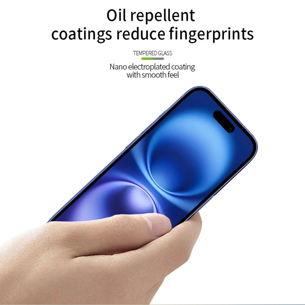 PINWUYO For iPhone 17 Tempered Glass Film  JK Series-2 9H Full Screen Protector - Black - 4