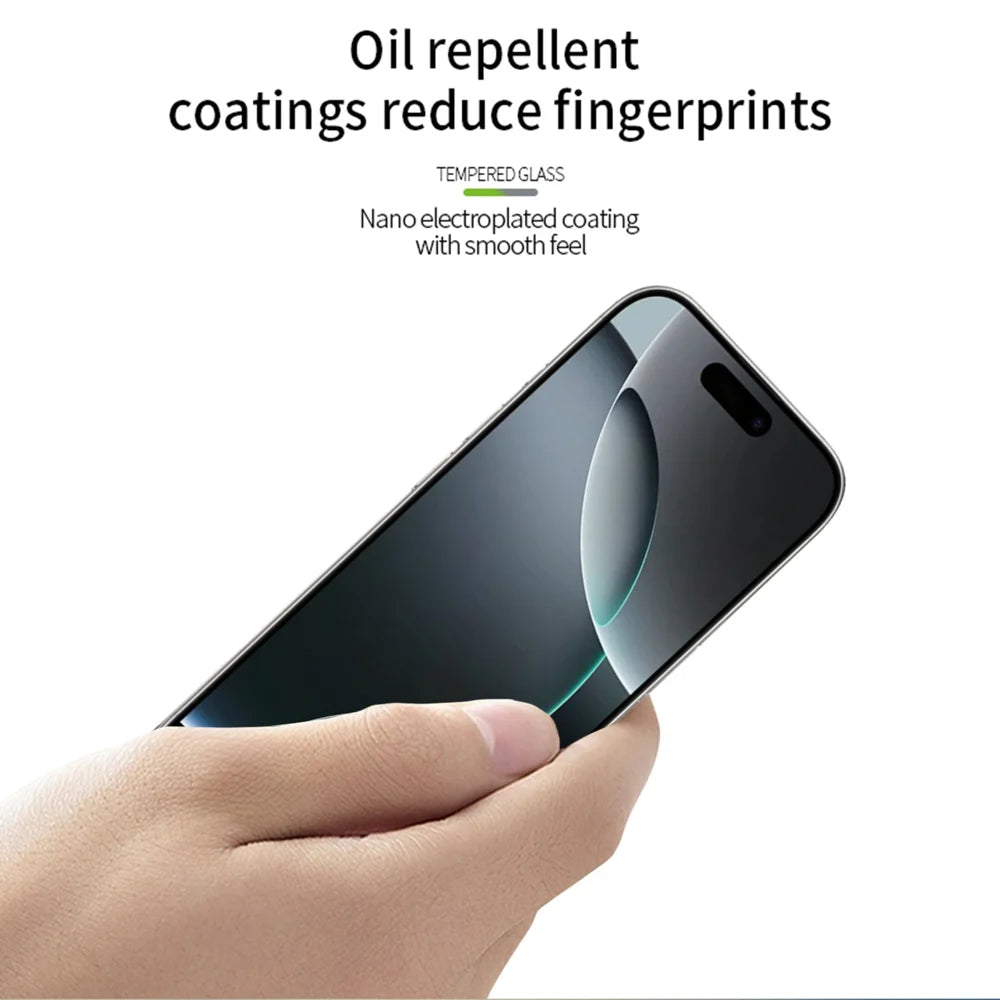 PINWUYO For iPhone 17 Pro Max Tempered Glass Film  JK Series-2 9H Full Screen Protector - Black - 4