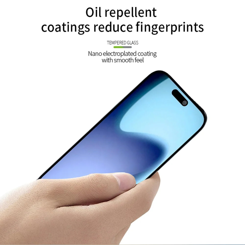PINWUYO For iPhone Air Tempered Glass Film  JK Series-2 9H Full Screen Protector - Black - 4