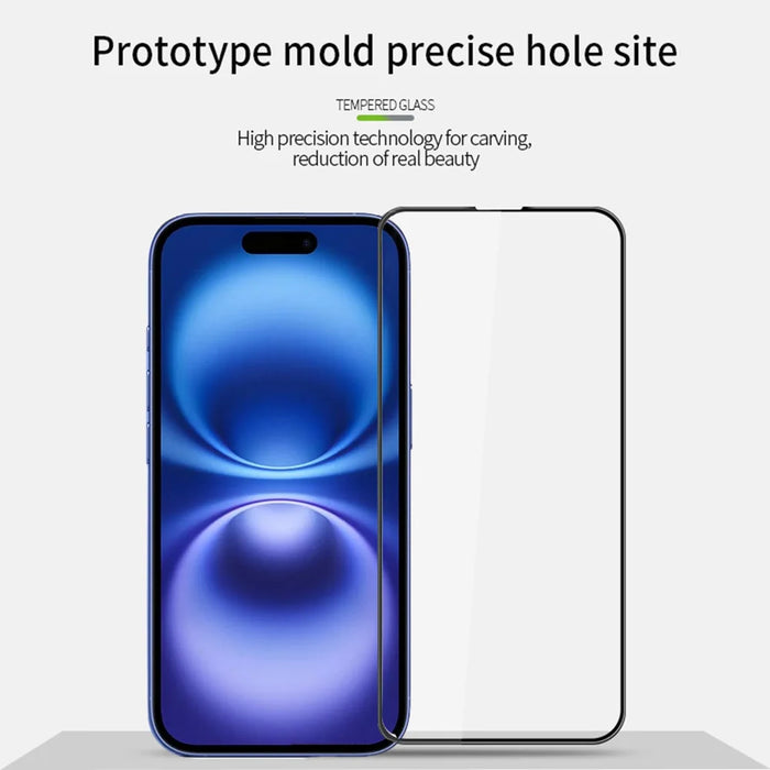 MOFI For iPhone 17 Screen Protector  9H 3D Curved Tempered Glass Film - Black - 3