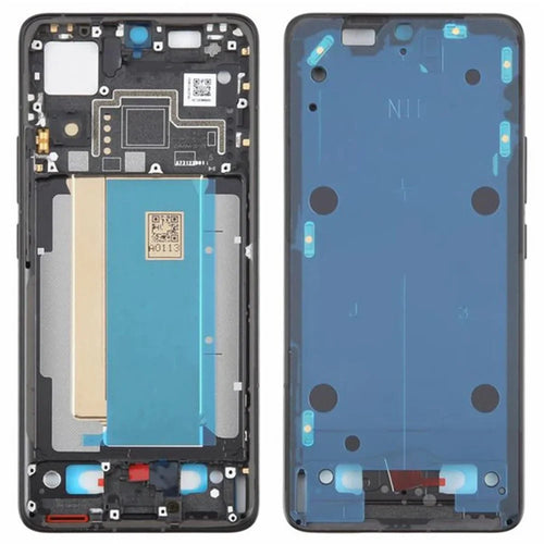 For Xiaomi Poco F6 Pro 5G OEM Middle Plate Frame Repair Part (A-Side) (Without Logo) - Black - 1