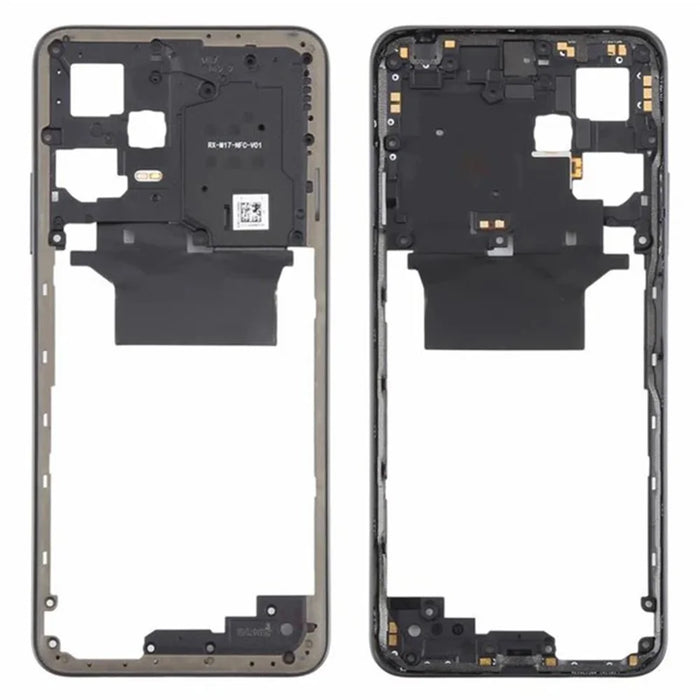 For Xiaomi Redmi Note 12 5G (Global) OEM Middle Housing Plate Frame Part (Without Logo) - Black - 1