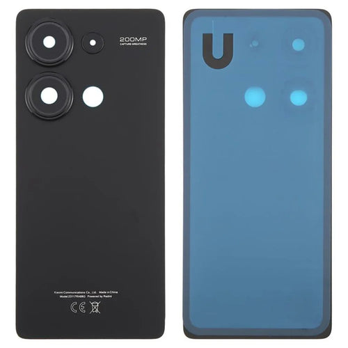 For Xiaomi Redmi Note 13 Pro 4G OEM Battery Door Cover Replacement Part - Black - 1