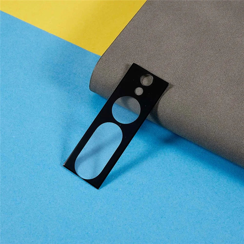 For Google Pixel 7 Pro 5G HD Clear Drop Resistant Camera Lens Protector Silk Printing Tempered Glass Lens Film - Black - 4