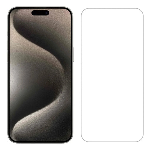 ITIETIE 2Pcs For iPhone 15 Pro Max Screen Protector 0.25mm High Aluminium-Silicon Glass Clear Film - 2