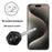 ITIETIE 2Pcs For iPhone 15 Pro Max Screen Protector 0.25mm High Aluminium-Silicon Glass Clear Film - 4