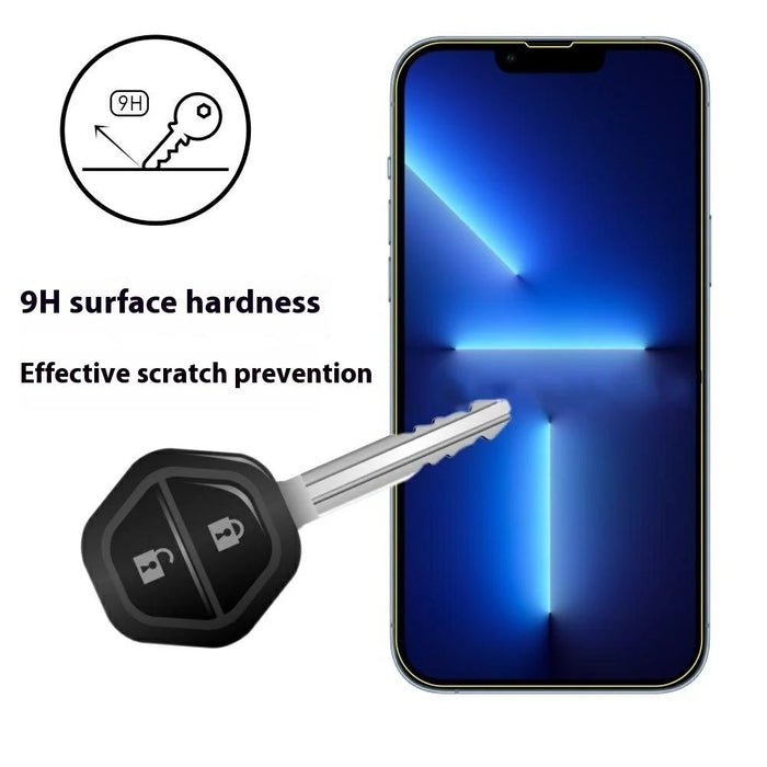 ITIETIE 2Pcs For iPhone 14 Pro Max Screen Protector 0.25mm High Aluminium-Silicon Glass Clear Film - 4