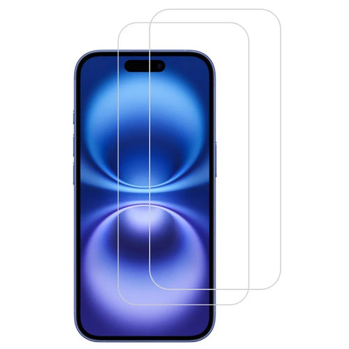 ITIETIE 2Pcs For iPhone 17 Screen Protector 0.25mm High Aluminium-Silicon Glass Clear Film - 1