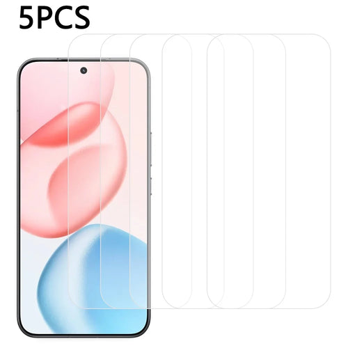5Pcs For Honor 400 Smart 5G / 4G / X7d 4G Front Screen Protector 0.3mm 2.5D Tempered Glass Clear Film - 1
