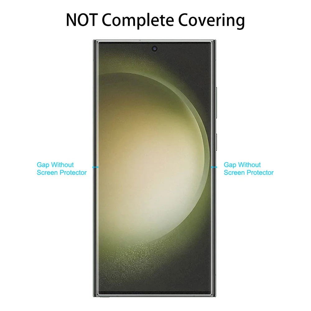 For HTC Wildfire E5 4G Screen Protector 0.3mm Arc Edge Ultra Clear Tempered Glass Film - 3