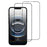 ITIETIE For iPhone 17e / 16e  /  14  /  13 2PCS Tempered Glass 2.5mm High Aluminum Screen Protector Silk Printing Film - 1