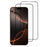 ITIETIE For iPhone 17 Pro 2PCS Tempered Glass 2.5mm High Aluminum Screen Protector Silk Printing Film - 1