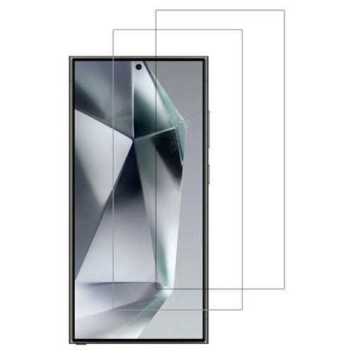 ITIETIE 2Pcs For Samsung Galaxy S24 Ultra Screen Protector 0.25mm High Aluminium-Silicon Glass Clear Film - 1