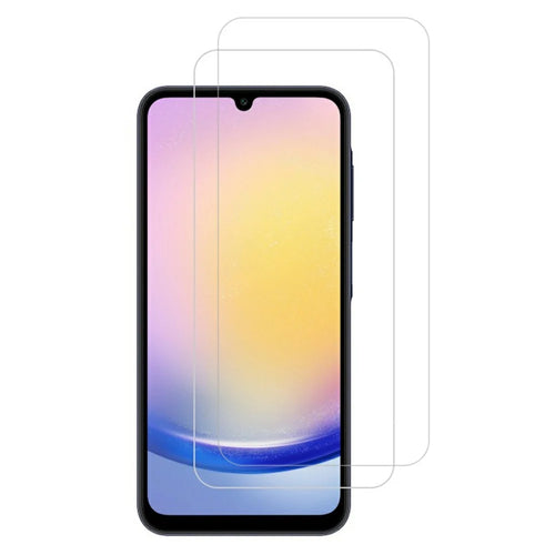 ITIETIE 2Pcs Screen Protector For Samsung Galaxy A25 5G (Global) (161.0mm) / A15 4G / 5G , 0.25mm High Aluminium-Silicon Glass Clear Film - 1