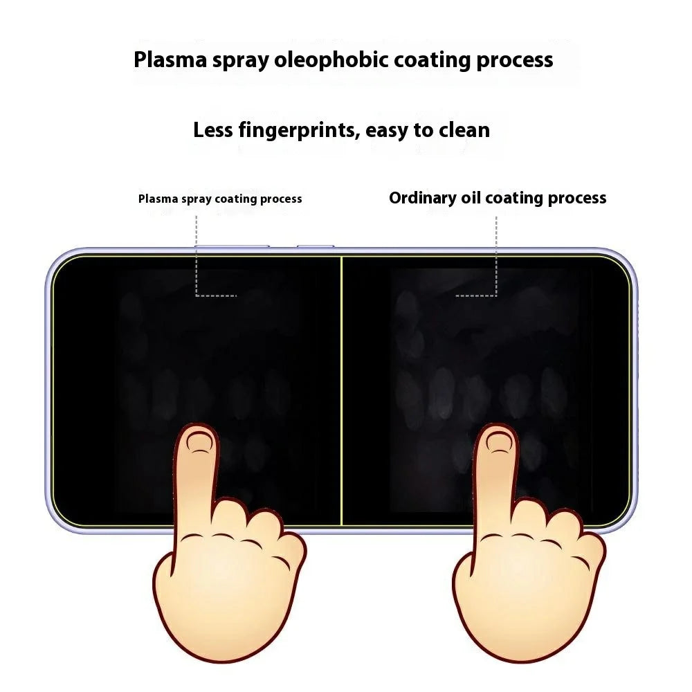 ITIETIE 2Pcs For Samsung Galaxy A54 5G / S23 FE Screen Protector 0.25mm High Aluminium-Silicon Glass Clear Film - 3