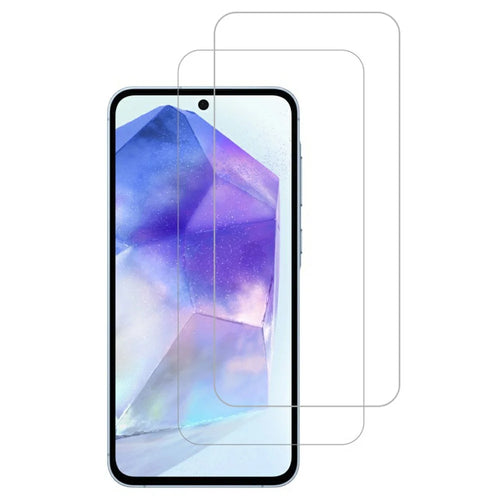 ITIETIE 2Pcs For Samsung Galaxy A35 5G Screen Protector 0.25mm High Aluminium-Silicon Glass Clear Film - 1