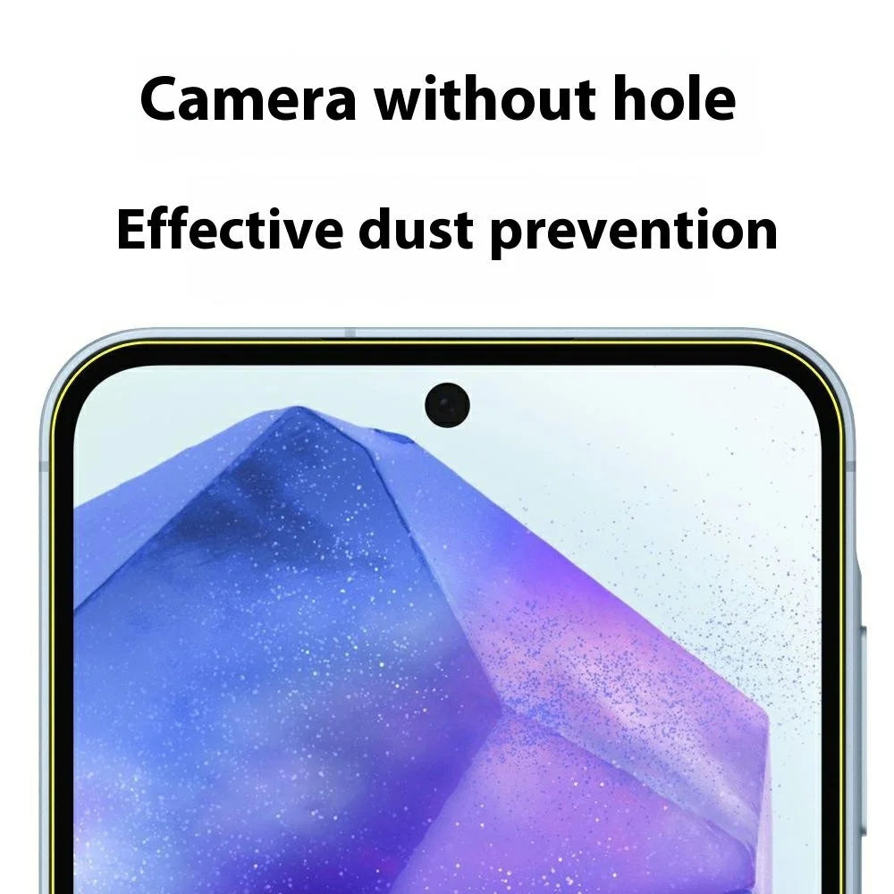ITIETIE 2Pcs For Samsung Galaxy A35 5G Screen Protector 0.25mm High Aluminium-Silicon Glass Clear Film - 4