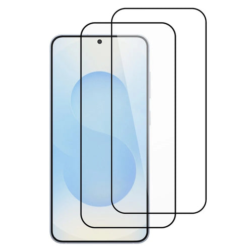 ITIETIE For Samsung Galaxy S25+  /  S24+ 2PCS Tempered Glass 2.5mm High Aluminum Screen Protector Silk Printing Film - 1