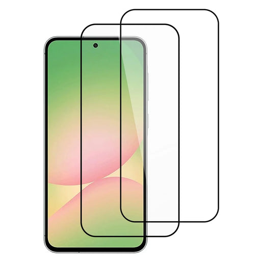 ITIETIE For Samsung Galaxy A56 5G 2PCS Tempered Glass 2.5mm High Aluminum Screen Protector Silk Printing Film - 1