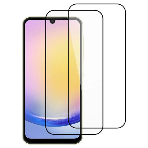 ITIETIE For Samsung Galaxy A25 5G (Global) (161mm) 2PCS Tempered Glass 2.5mm High Aluminum Screen Protector Silk Printing Film - 1
