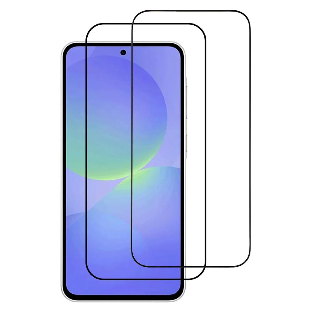 ITIETIE For Samsung Galaxy A36 5G 2PCS Tempered Glass 2.5mm High Aluminum Screen Protector Silk Printing Film - 1