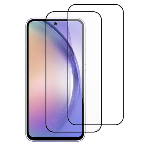 ITIETIE For Samsung Galaxy A54 5G 2PCS Tempered Glass 2.5mm High Aluminum Screen Protector Silk Printing Film - 1