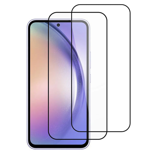 ITIETIE For Samsung Galaxy A54 5G 2PCS Tempered Glass 2.5mm High Aluminum Screen Protector Silk Printing Film - 1