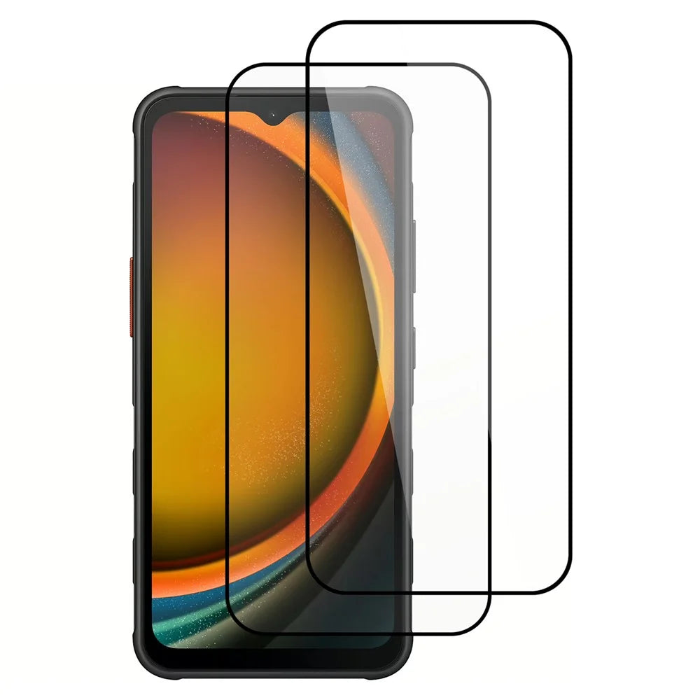 ITIETIE For Samsung Galaxy Xcover7 2PCS Tempered Glass 2.5mm High Aluminum Screen Protector Silk Printing Film - 1