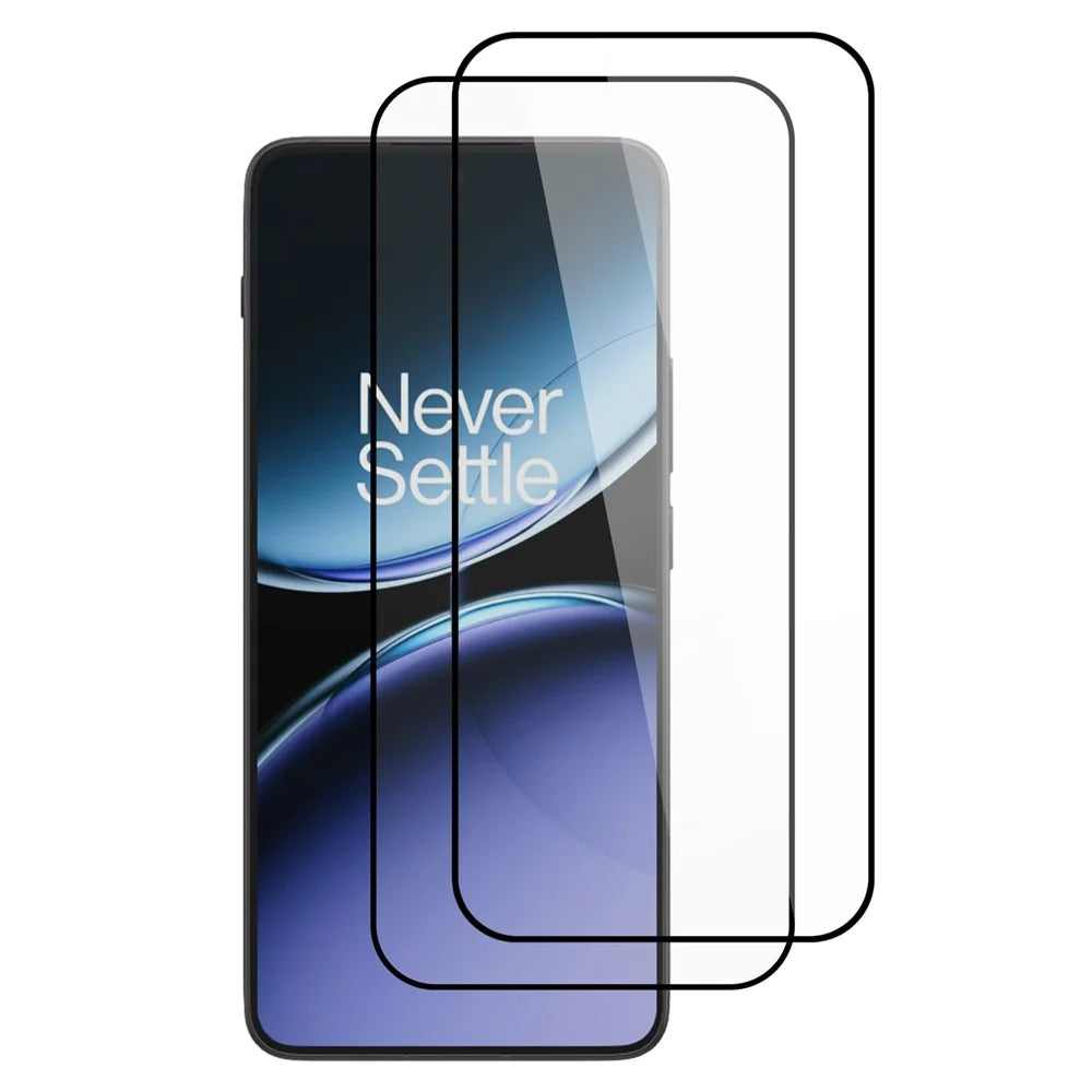 ITIETIE For OnePlus Nord 4 2PCS Tempered Glass 2.5mm High Aluminum Screen Protector Silk Printing Film - 1