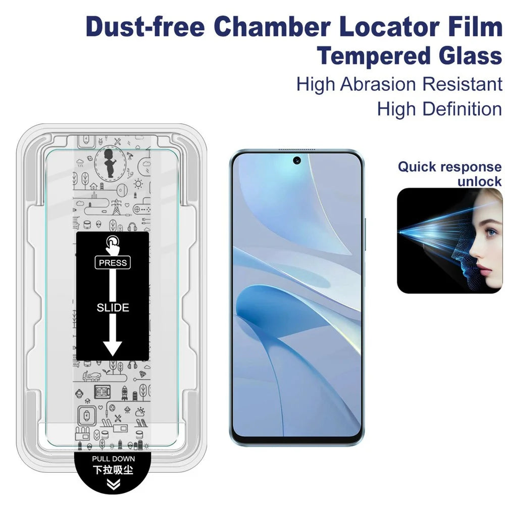 IMAK H Series For Huawei nova 13i 4G Tempered Glass Screen Protector Easy Installation Film with Auto Dust-Remove Tool Kit - 3