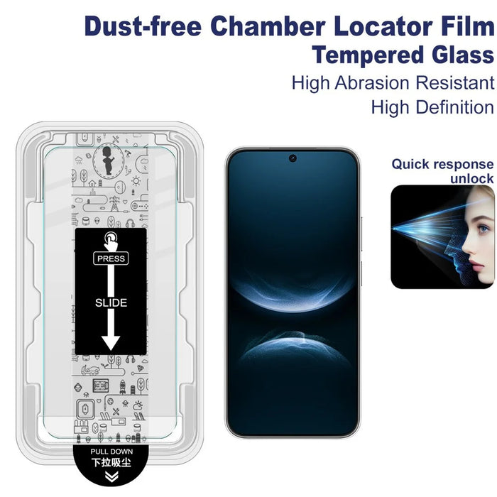 IMAK H Series For Huawei nova 14 5G Tempered Glass Screen Protector Easy Installation Film with Auto Dust-Remove Tool Kit - 3