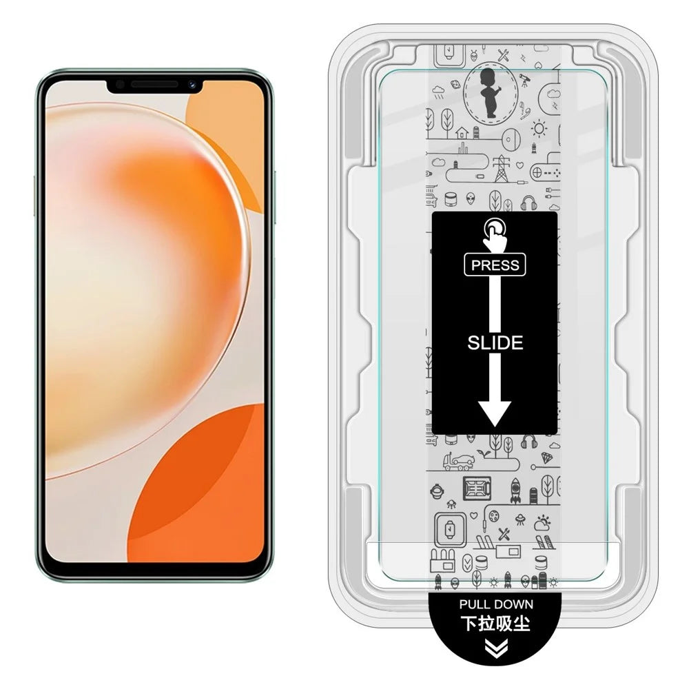 IMAK H Series For Huawei Enjoy 60X Tempered Glass Screen Protector Easy Installation Film with Auto Dust-Remove Tool Kit - 2
