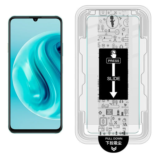 IMAK H Series Tempered Glass Film for Huawei nova Y72 4G / Enjoy 70 / Enjoy 70S / Honor Play 30 Plus 5G Screen Protector with Auto Dust-Remove Tool Kit - 2