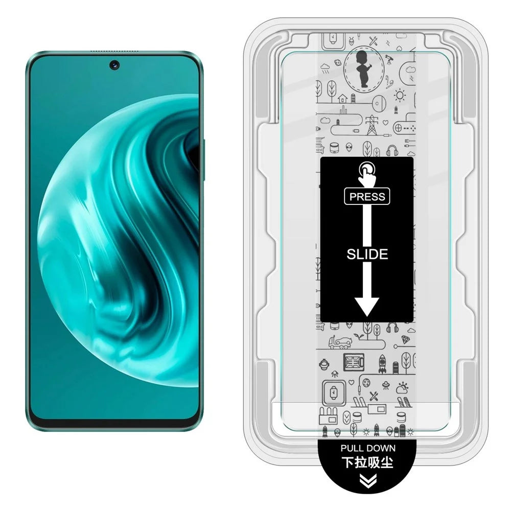IMAK H Series For Huawei nova 12i 4G / Enjoy 70 Pro Tempered Glass Screen Protector Easy Installation Film with Auto Dust-Remove Tool Kit - 2